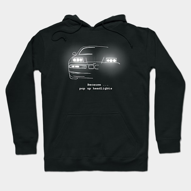 Pop Up headlights Hoodie by Aurealis